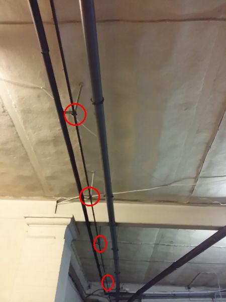 frixations tube cuivre